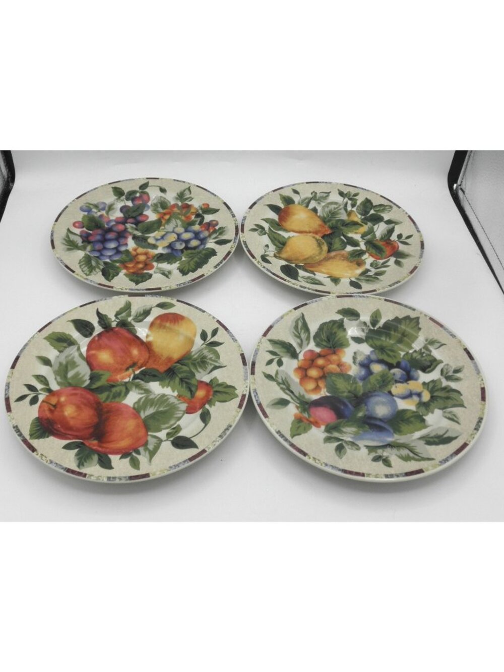 SONOMA Excell by Sakura 8 1/8" Salad Plates Set of 4 Pattern: SAKSON 4 Designs